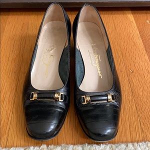 Salvatore Ferragamo Black Heels